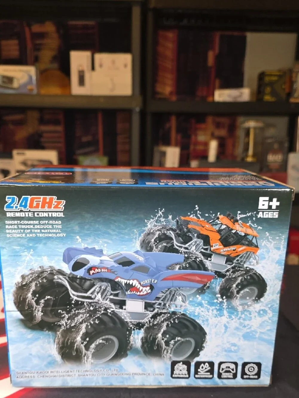 Blue Amphibious Off-Road RC Vehicle 2.4GHz Remote Control FACTORY SEALED